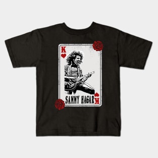 Vintage Card Sammy Hagar Kids T-Shirt